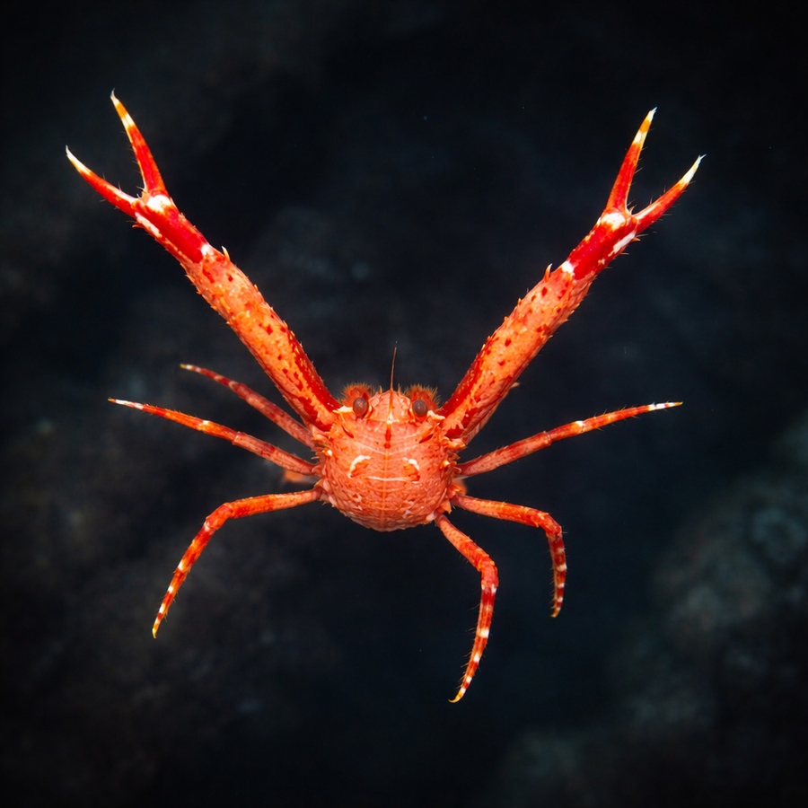Flame Tip Reef Crab (Red Spotted Squat Lobster)